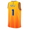 Camiseta Hombre Charlotte Hornets Lamelo Ball 2025-26 Jordan City Edition Oro Swingman